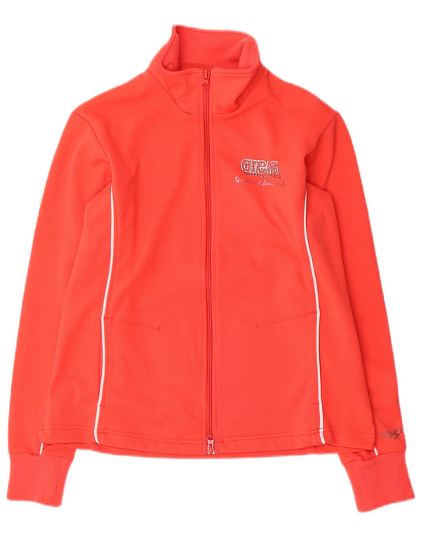 Arena Womens Regular Fit træningsdragt Topjakke UK 6 XS Rød Polyester