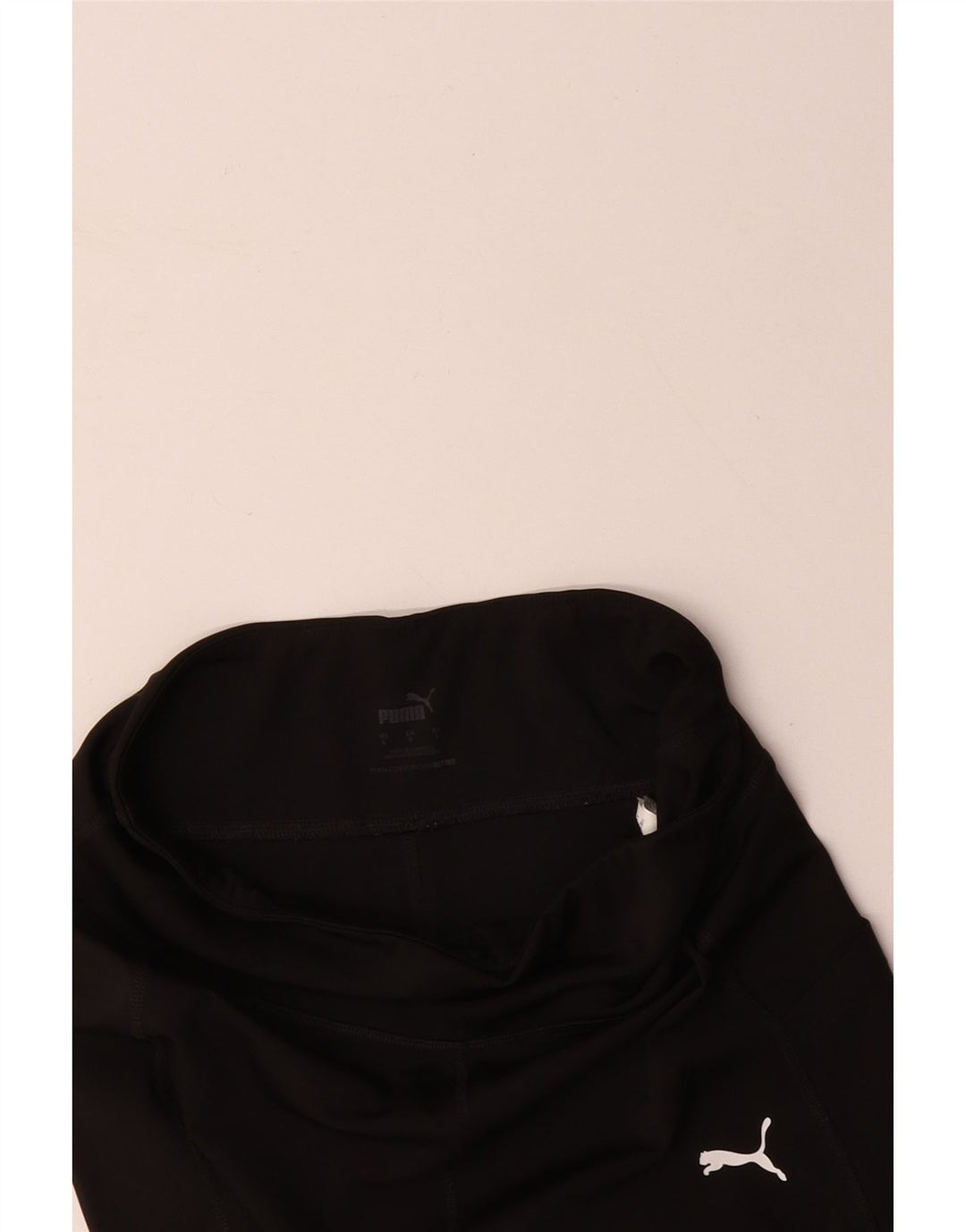 PUMA Womens Leggings UK 16 Large Black Polyester