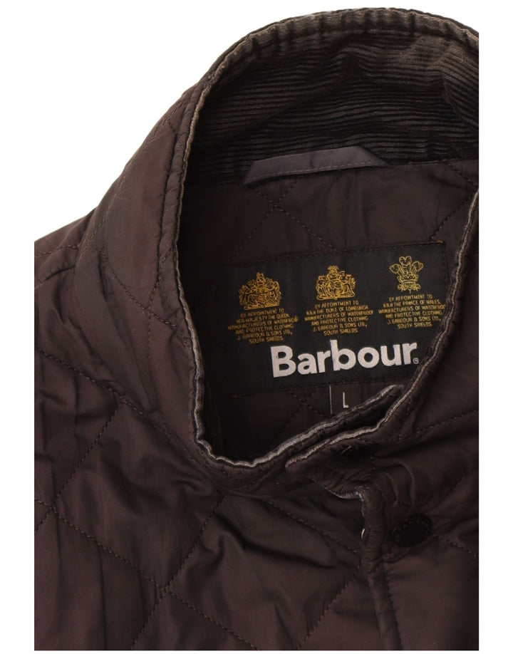 Barbour Herre quiltet jakke UK 40 Large Black