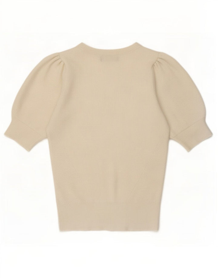 Marks & Spencer Damebluse Top UK 8 Small Off White Viscose