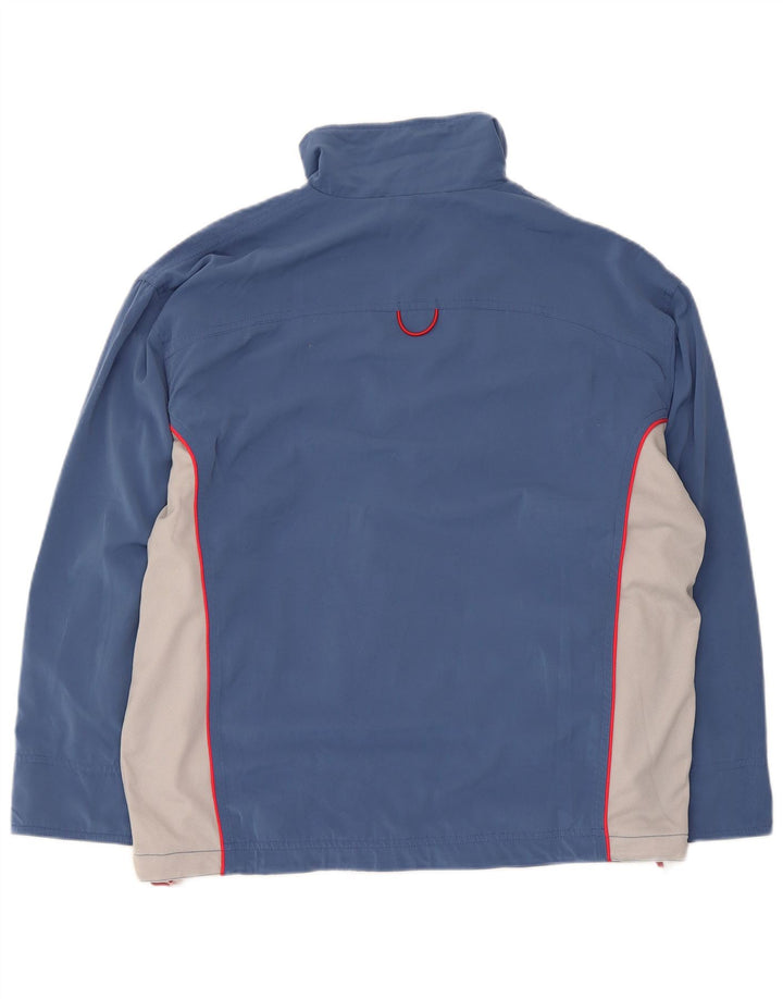 Lotto Træningsdragt til mænd Topjakke Medium Blue Colourblock Polyester
