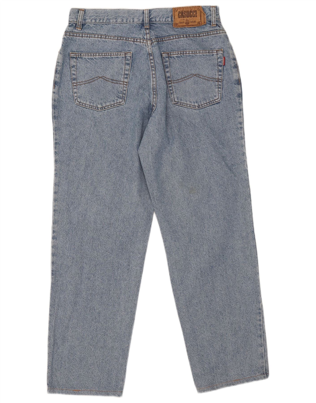 Casucci Straight Jeans til mænd W34 L30 blå bomuld