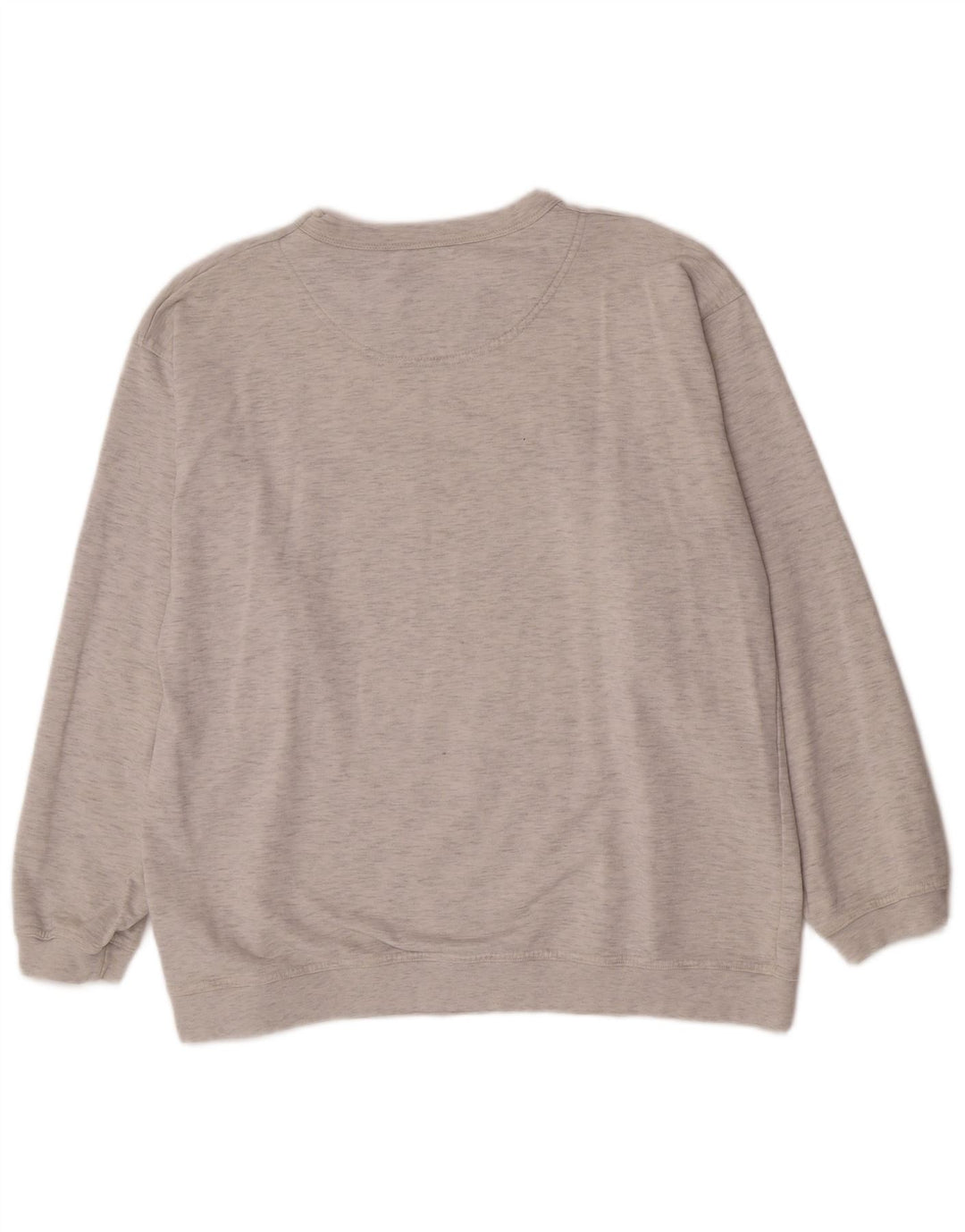 Champion Herre Grafisk Sweatshirt Jumper Large Grå Flecked Bomuld