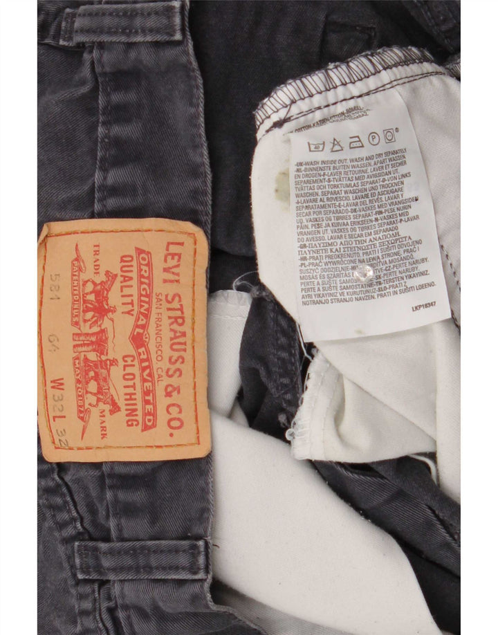 Levi's Herre 581 Straight Jeans W32 L32 Grå Bomuld