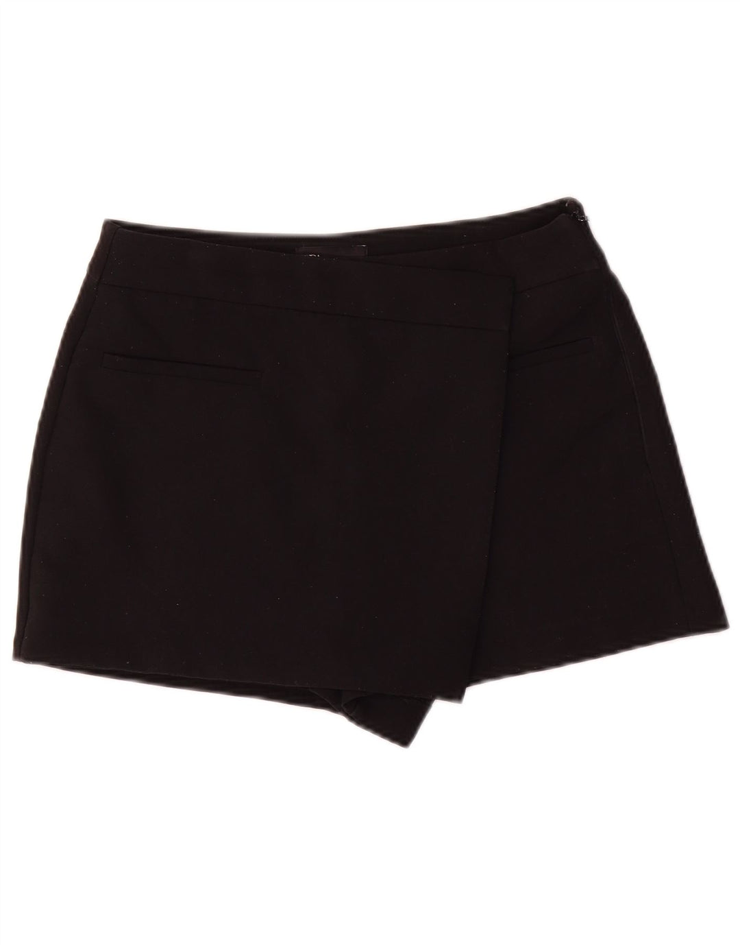 Zara Casual Shorts til kvinder Medium W28 Sort polyester