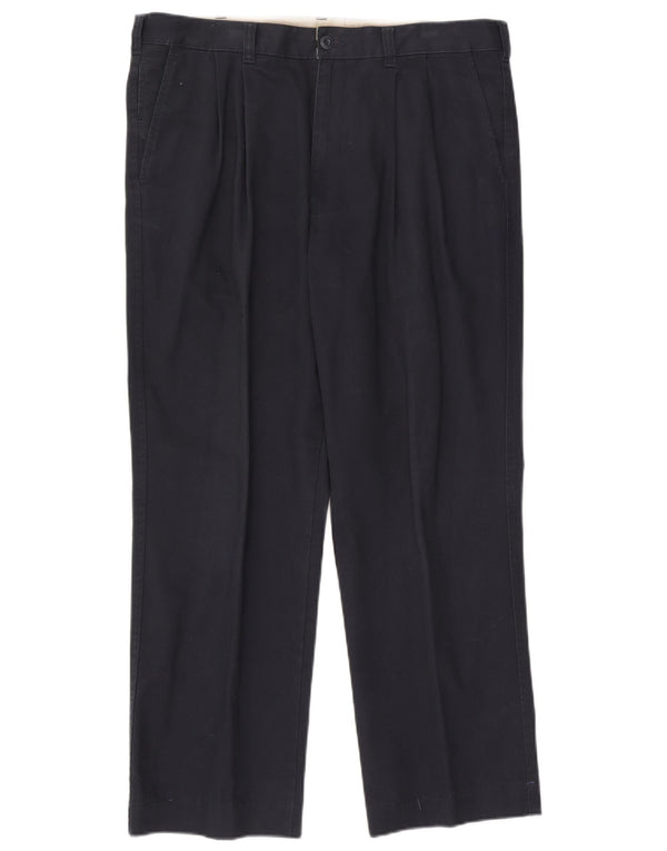 Marks & Spencer Herre Blue Harbor Pegged Chino Bukser W38 L31 Navy Blue