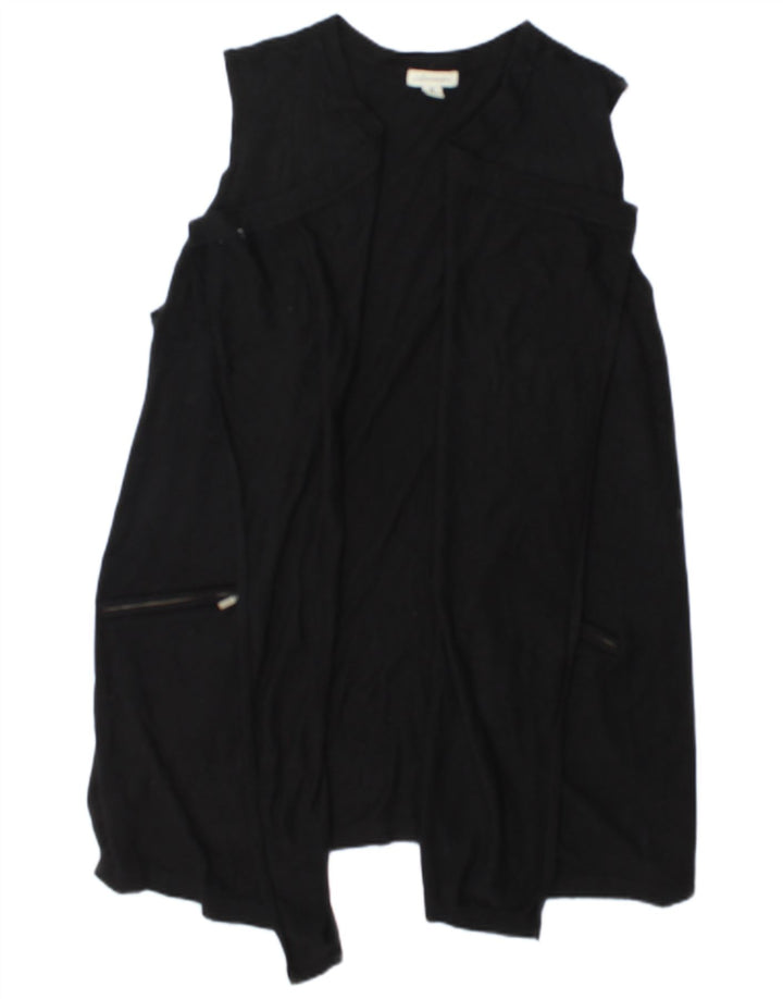 Marks & Spencer Dame Longline Cardigan Sweater UK 14 Medium Black