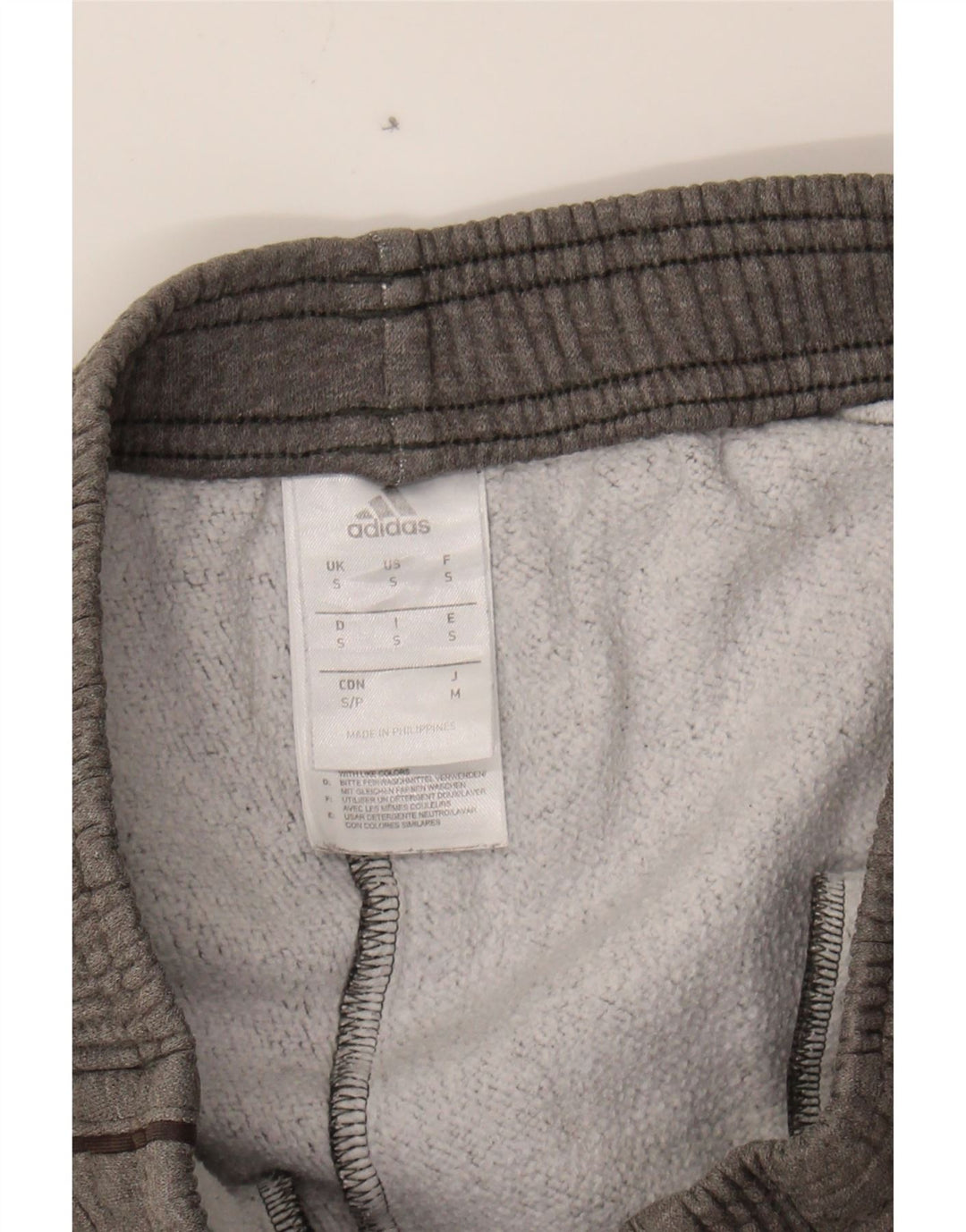 ADIDAS Mens Tracksuit Trousers Joggers Small  Grey Cotton Vintage Adidas and Second-Hand Adidas from Messina Hembry 