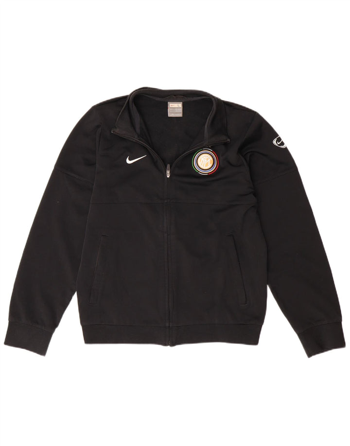 NIKE Boys Inter Milan træningsdragt topjakke 12-13 år sort polyester