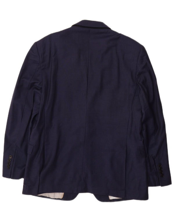 Brooks Brothers Herre Regent Fit Blazer Jacket UK 44 2XL Navy Blue Wool