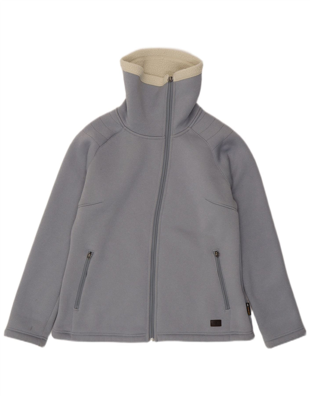 Jack Wolfskin Sherpa-jakke til kvinder UK 16 Large Blue Polyester