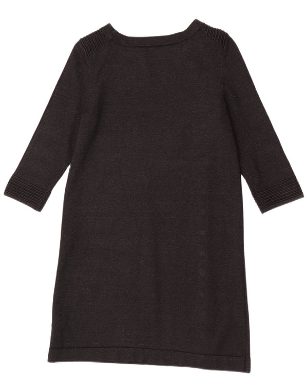 Phase Eight Dame 3/4-ærmet Jumper Dress UK 10 Small Black Viscose