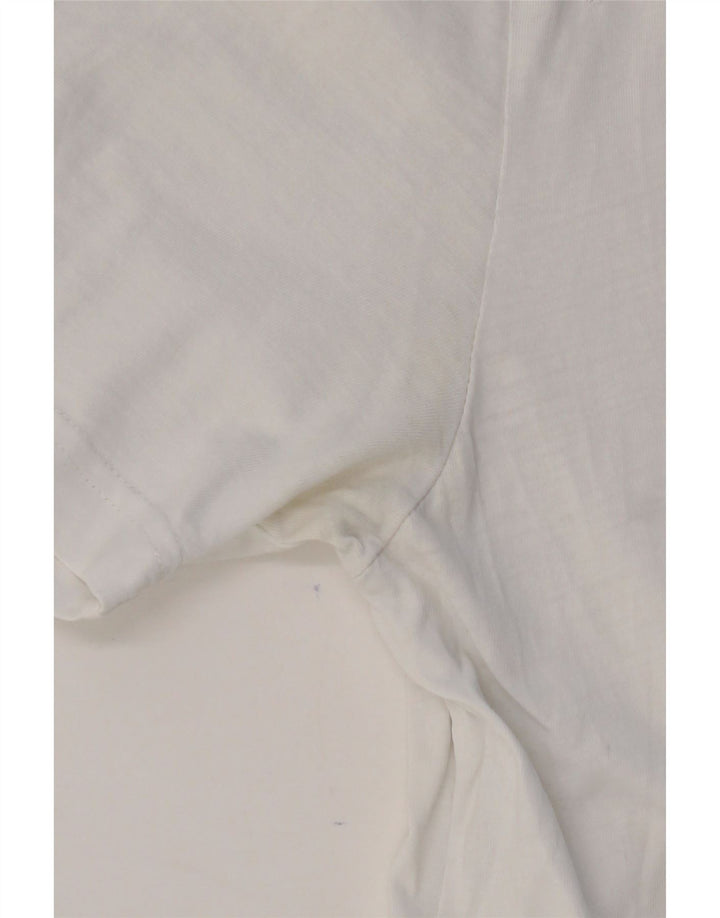 PUMA Mens Graphic T-Shirt Top Medium White Vintage Puma and Second-Hand Puma from Messina Hembry 