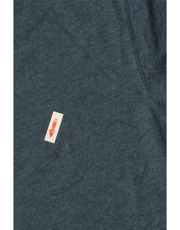 EDDIE BAUER Herre T-Shirt Top XL Blå Bomuld