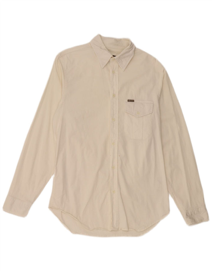 Calvin Klein Herreskjorte Medium Hvid Bomuld