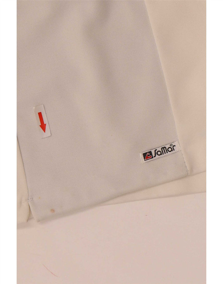 Samar Herre Chino Shorts IT 54 2XL W34 Hvid Colourblock Polyester