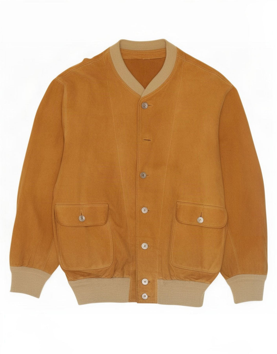 Vintage herre ruskind bomberjakke UK 38 medium brun