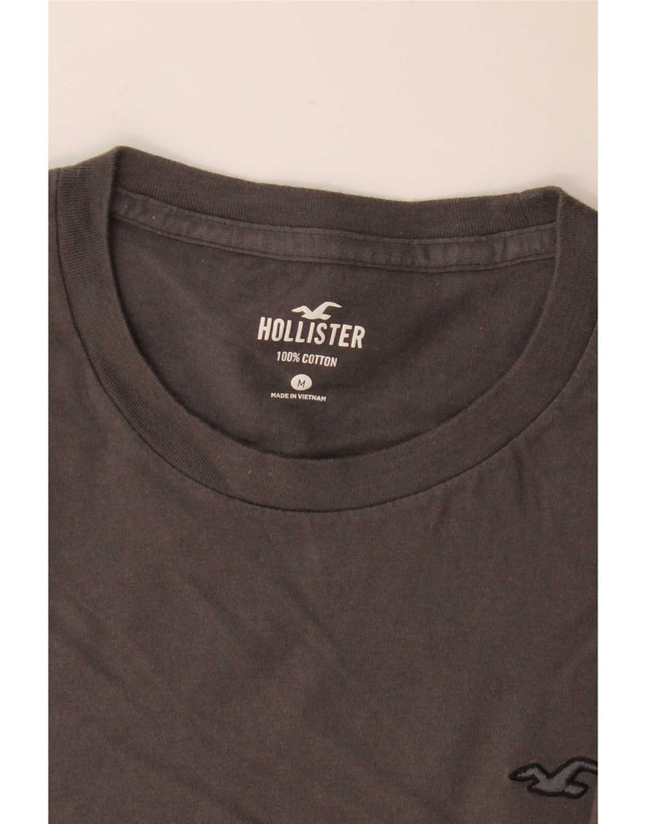 Hollister Herre T-shirt Top mellemgrå bomuld