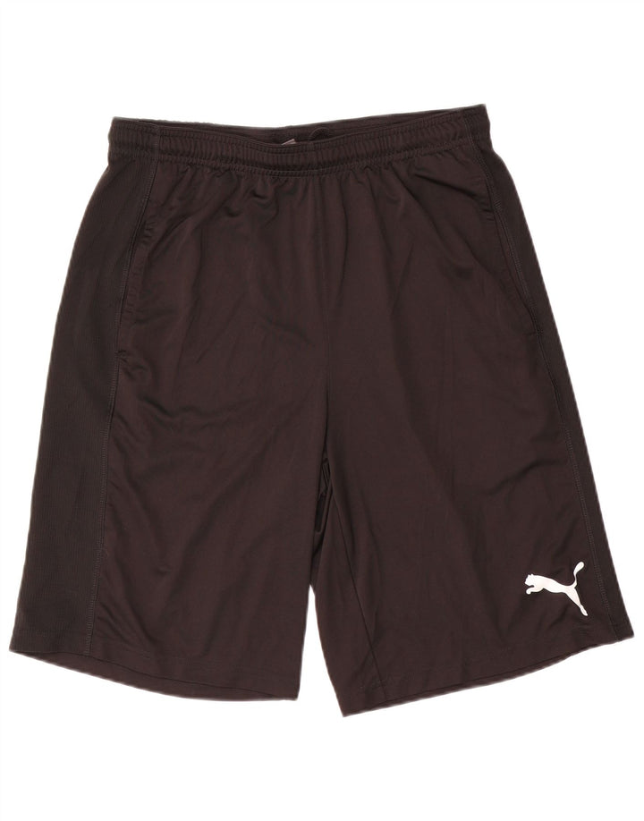 PUMA Sportshorts til mænd, store sorte polyester