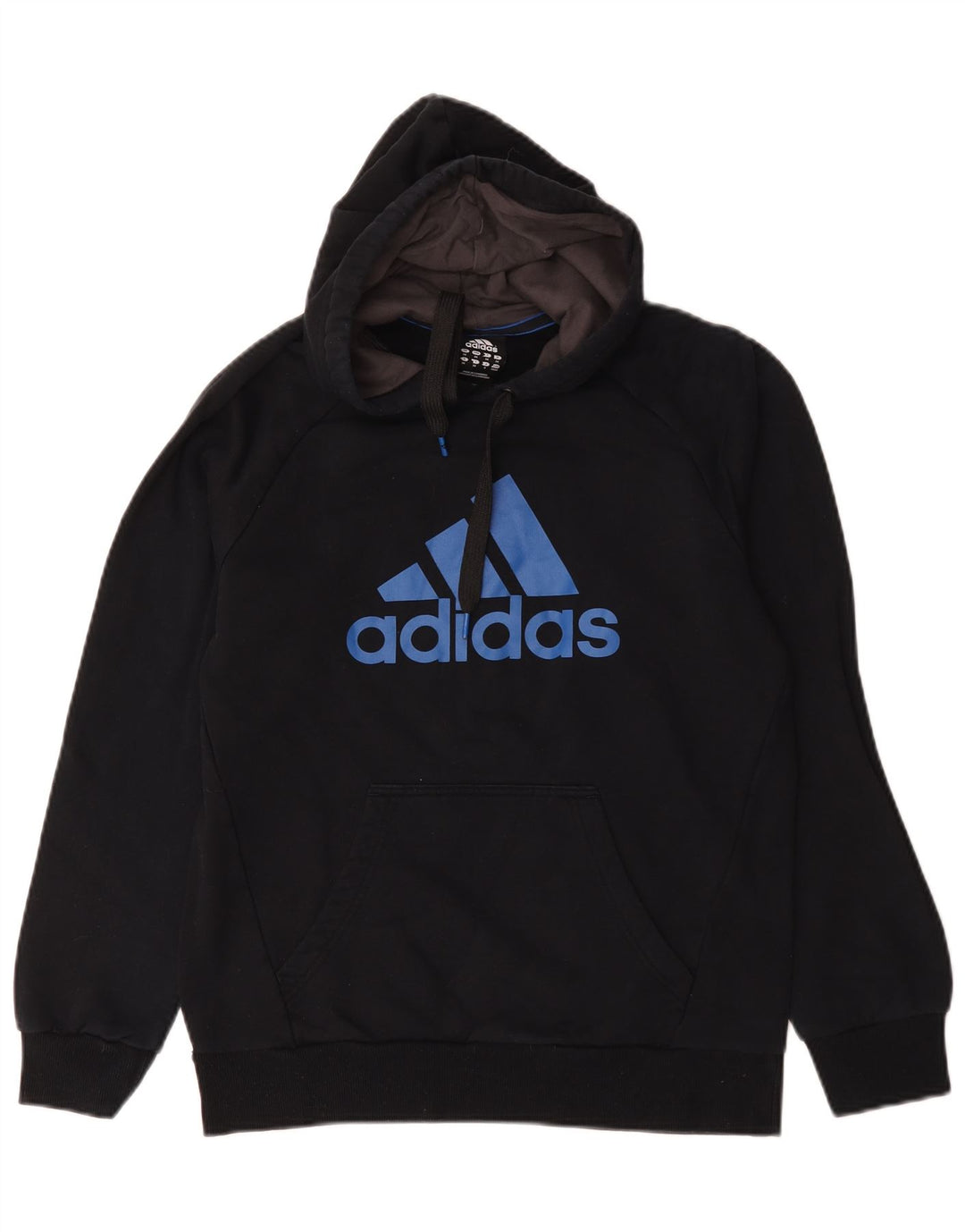 Adidas Grafisk hættetrøje til mænd mellem sort bomuld