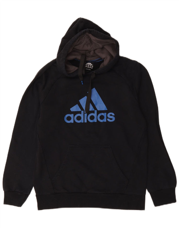 Adidas Grafisk hættetrøje til mænd mellem sort bomuld