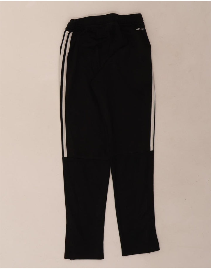 Adidas Boys Aeroready Tracksuit Bukser 11-12 år Sort Polyester