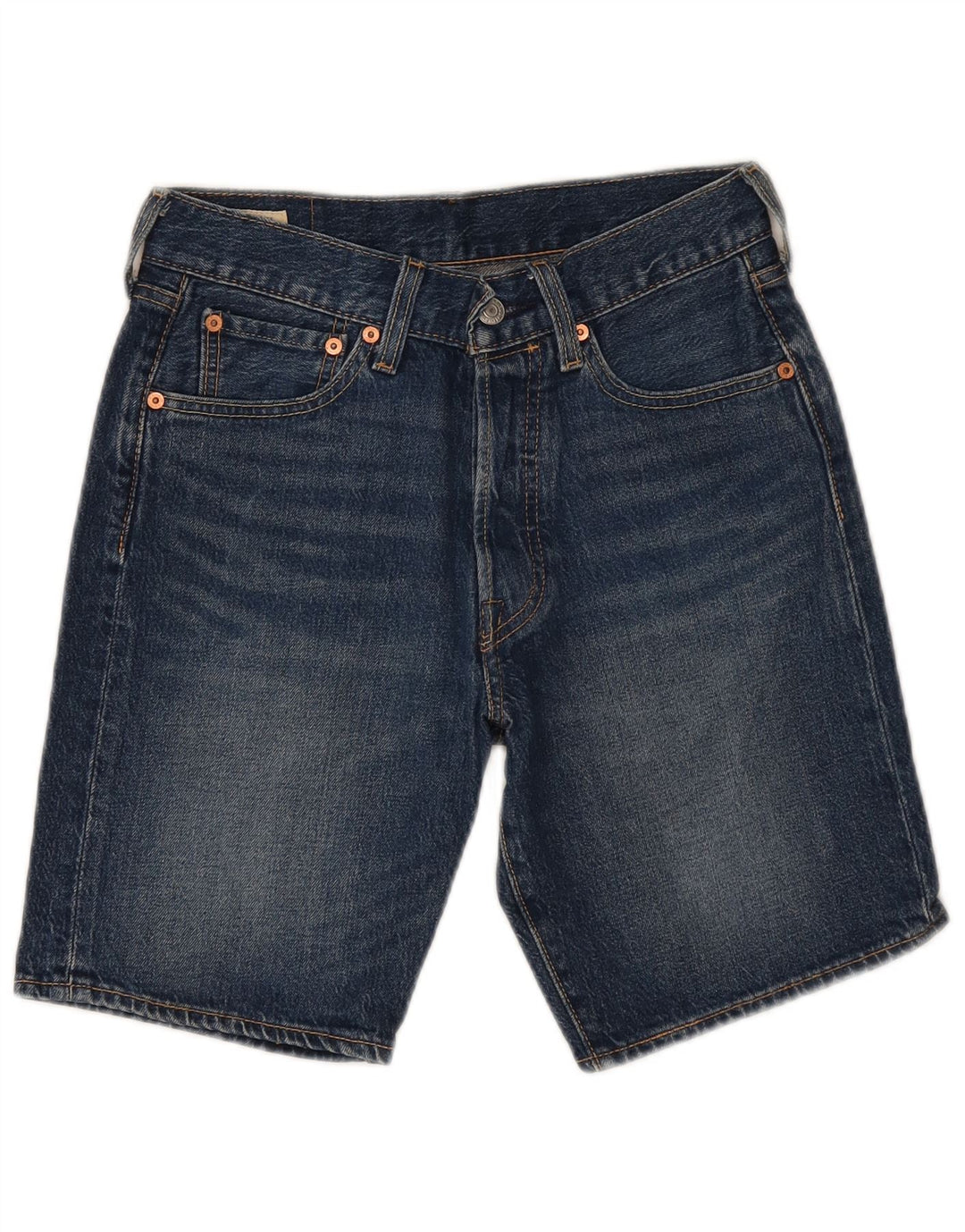 LEVI'S Mens 501 Denim Shorts W29 Medium Blue Cotton