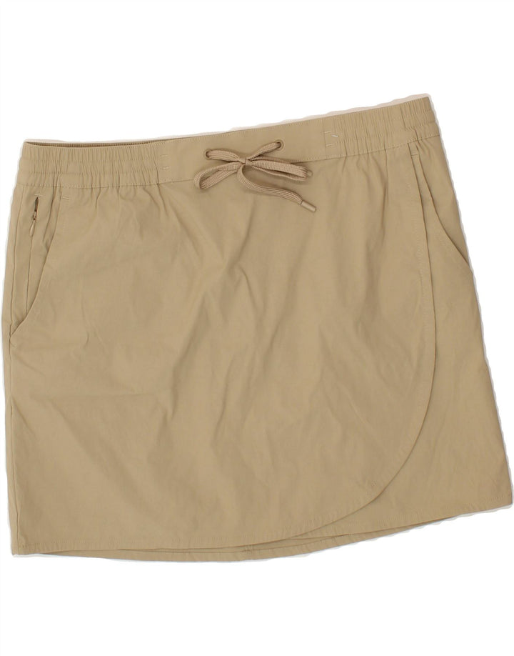 EDDIE BAUER Womens Mini Skirt Large W34 Beige Vintage Eddie Bauer and Second-Hand Eddie Bauer from Messina Hembry 