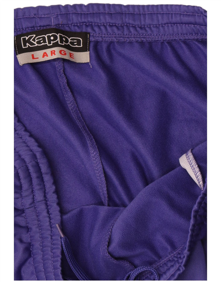 Kappa Træningsdragtsbukser til kvinder UK 14 Stor lilla polyester