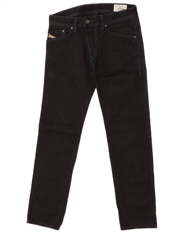 Diesel Dame Darron Slim Jeans W28 L28 Marineblå Bomuld
