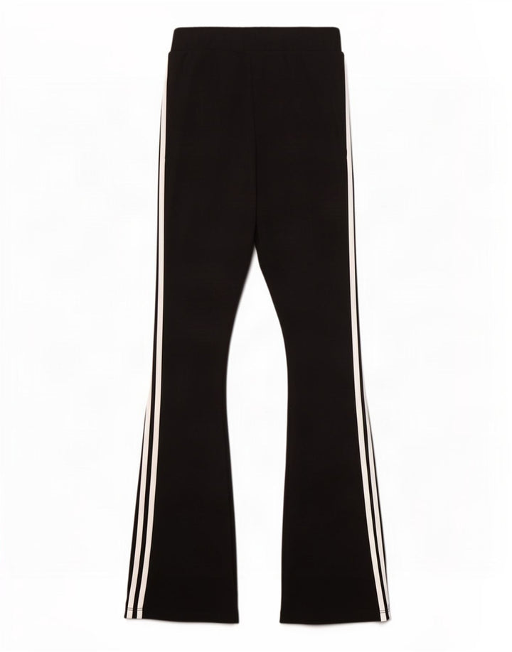 Adidas Dame Flare Træningsdragt Bukser UK 8 Small Black Polyester