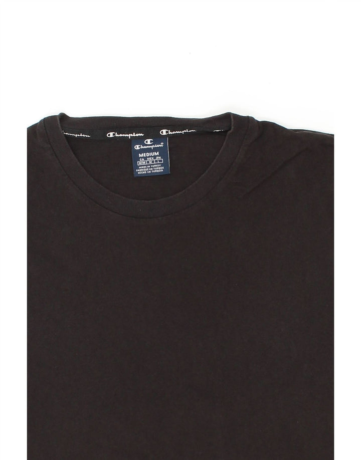 CHAMPION Mens T-Shirt Top Medium Black Vintage Champion and Second-Hand Champion from Messina Hembry 