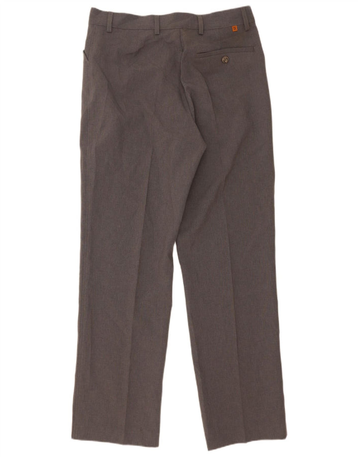 Farah Straight Casual Bukser til mænd W32 L31 Grå polyester