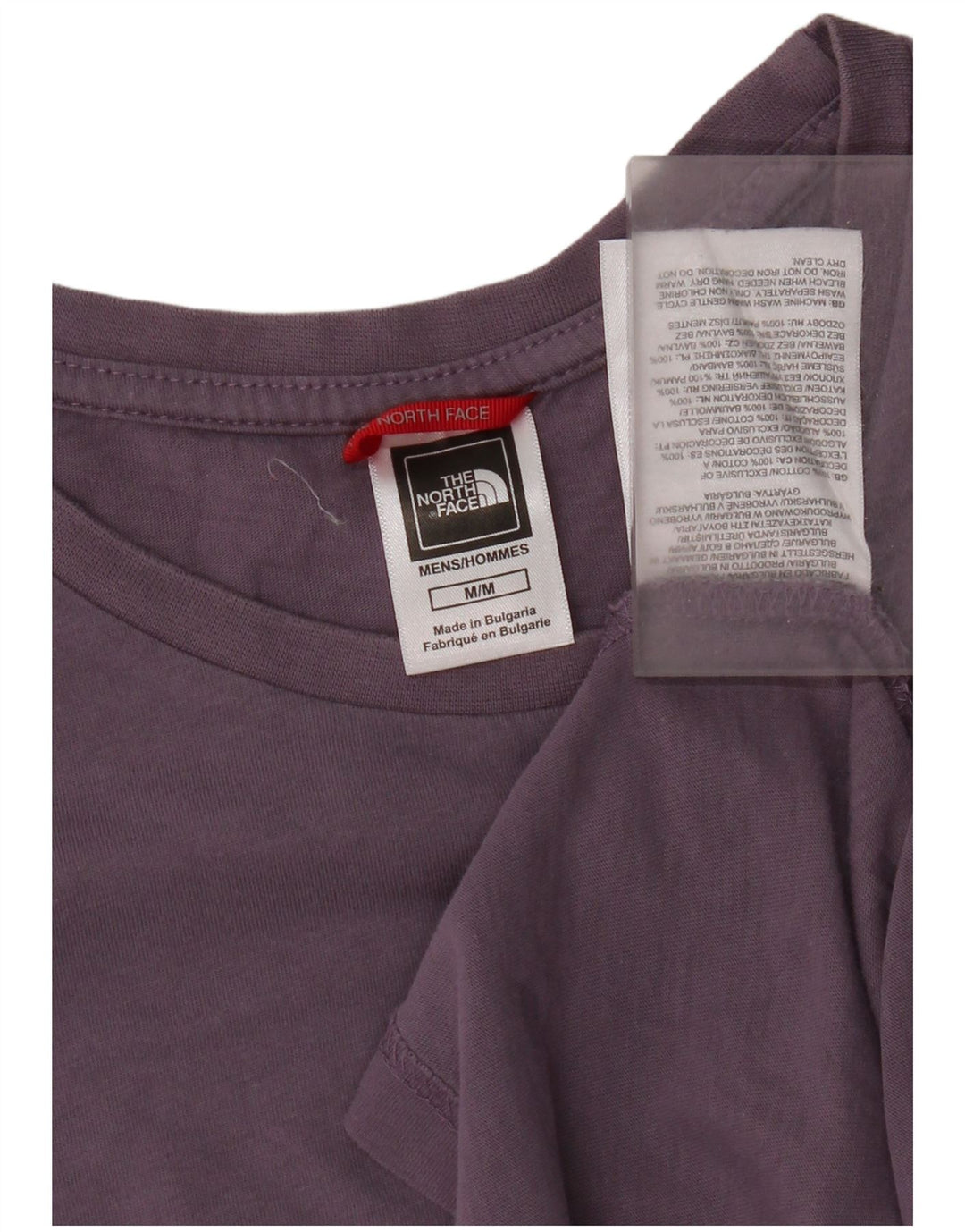 The North Face Herre T-Shirt Top Medium Lilla Bomuld