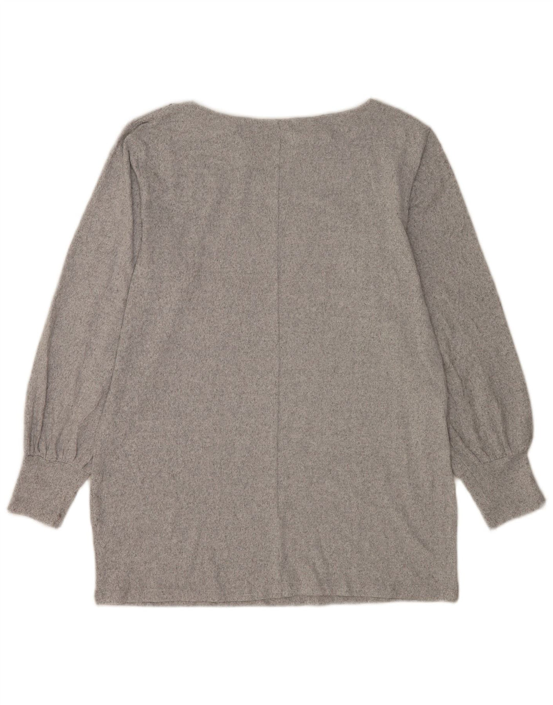 Marks & Spencer Damebluse Top UK 14 Medium Grey Flecked Polyester