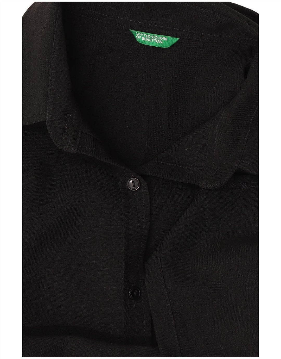 Benetton Dameskjorte UK 14 Large Sort