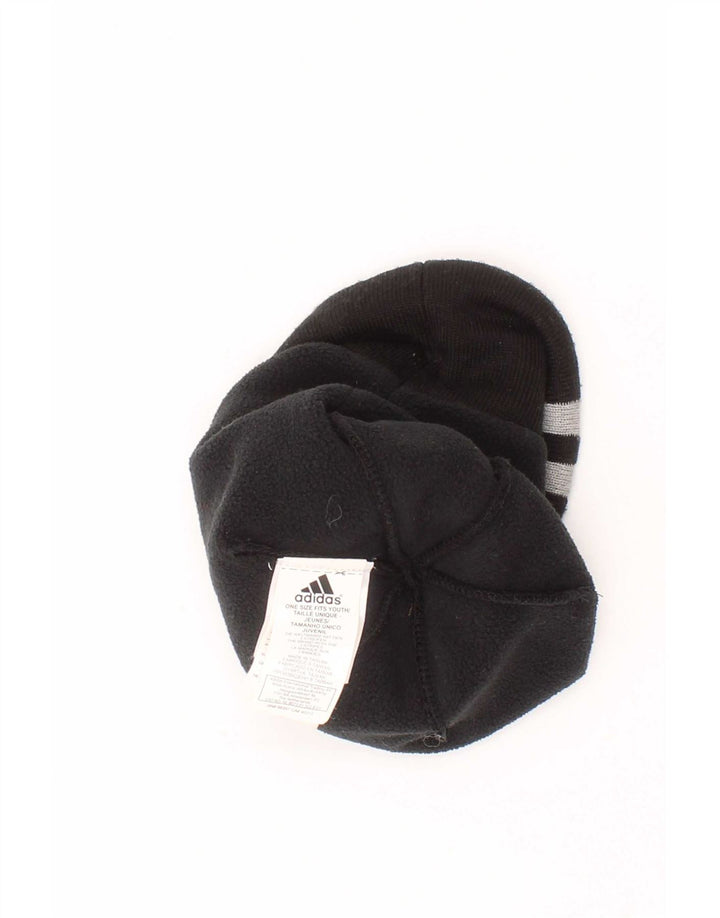 Adidas Boye Hat One Size sortstribet polyester