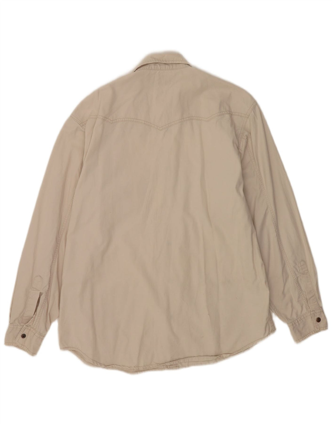 Big Star herre vestlig skjorte medium beige bomuld