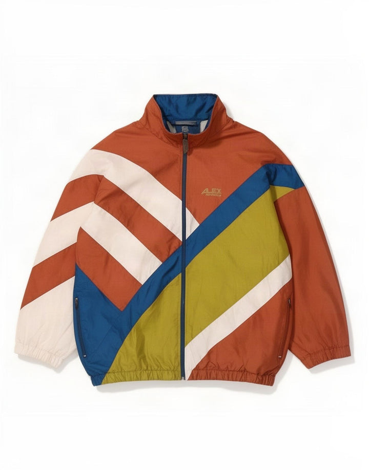 Alex Athletics Herre træningsdragt Top jakke Lille flerfarvet Colourblock