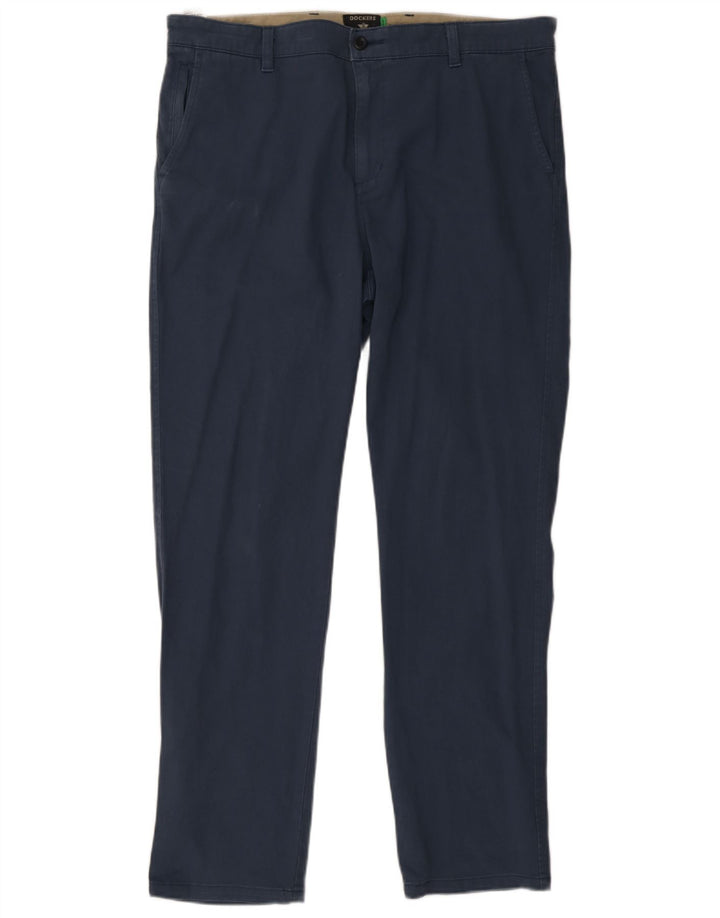 Dockers Herre Slim Chino Bukser W38 L31 Blå Bomuld