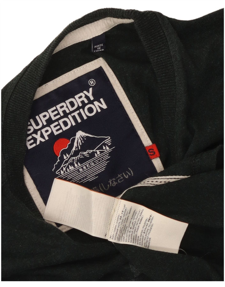 Superdry Herre grafisk top Langærmet lille grøn bomuld