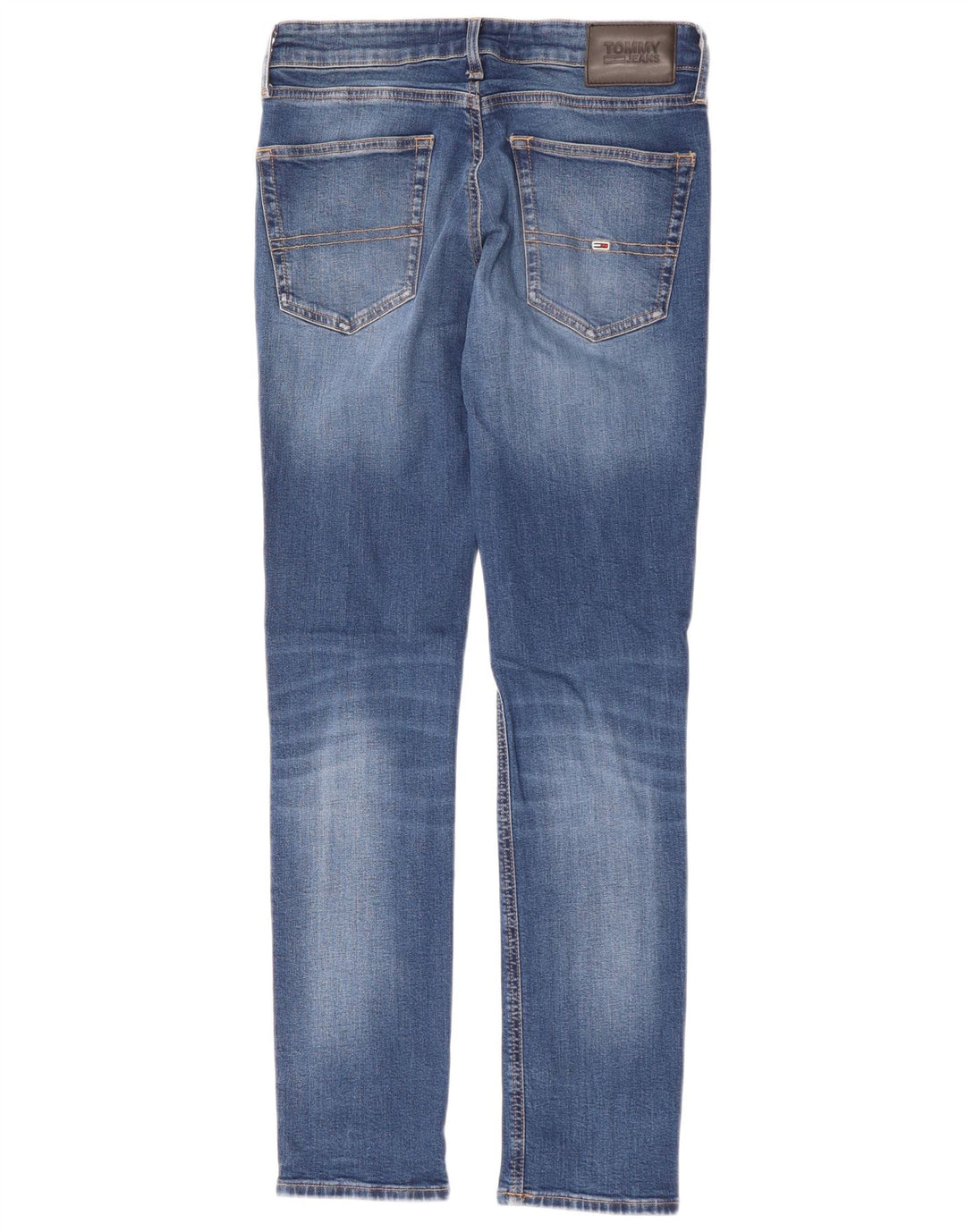 Tommy Hilfiger Herre Skinny Jeans W32 L32 Blå Bomuld