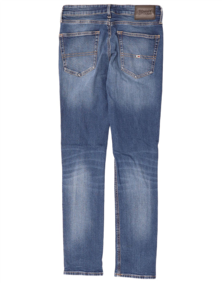 Tommy Hilfiger Herre Skinny Jeans W32 L32 Blå Bomuld