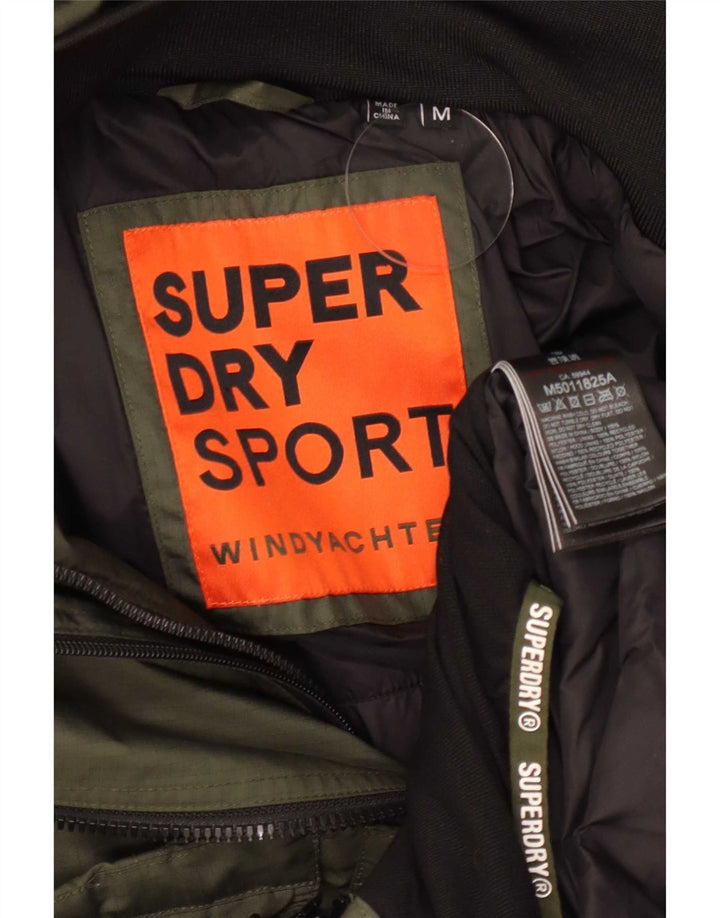Superdry Windyachter Graphic Windbreaker Jacket UK 38 Medium Green