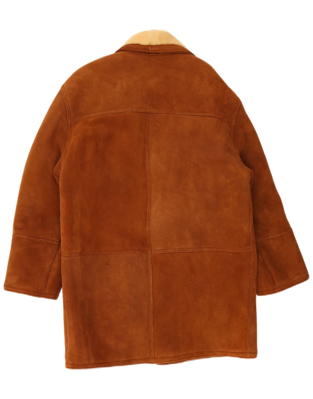 Vintage Herre Shearling Jacket UK 40 Large Brown Shearling