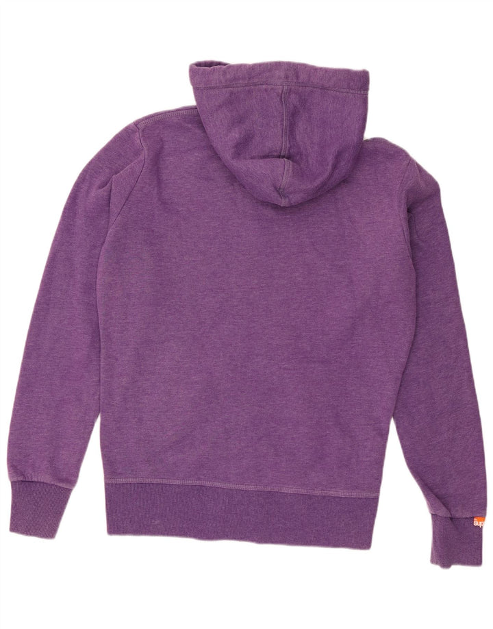 Superdry Hættetrøje med lynlås til mænd Medium Lilla Bomuld