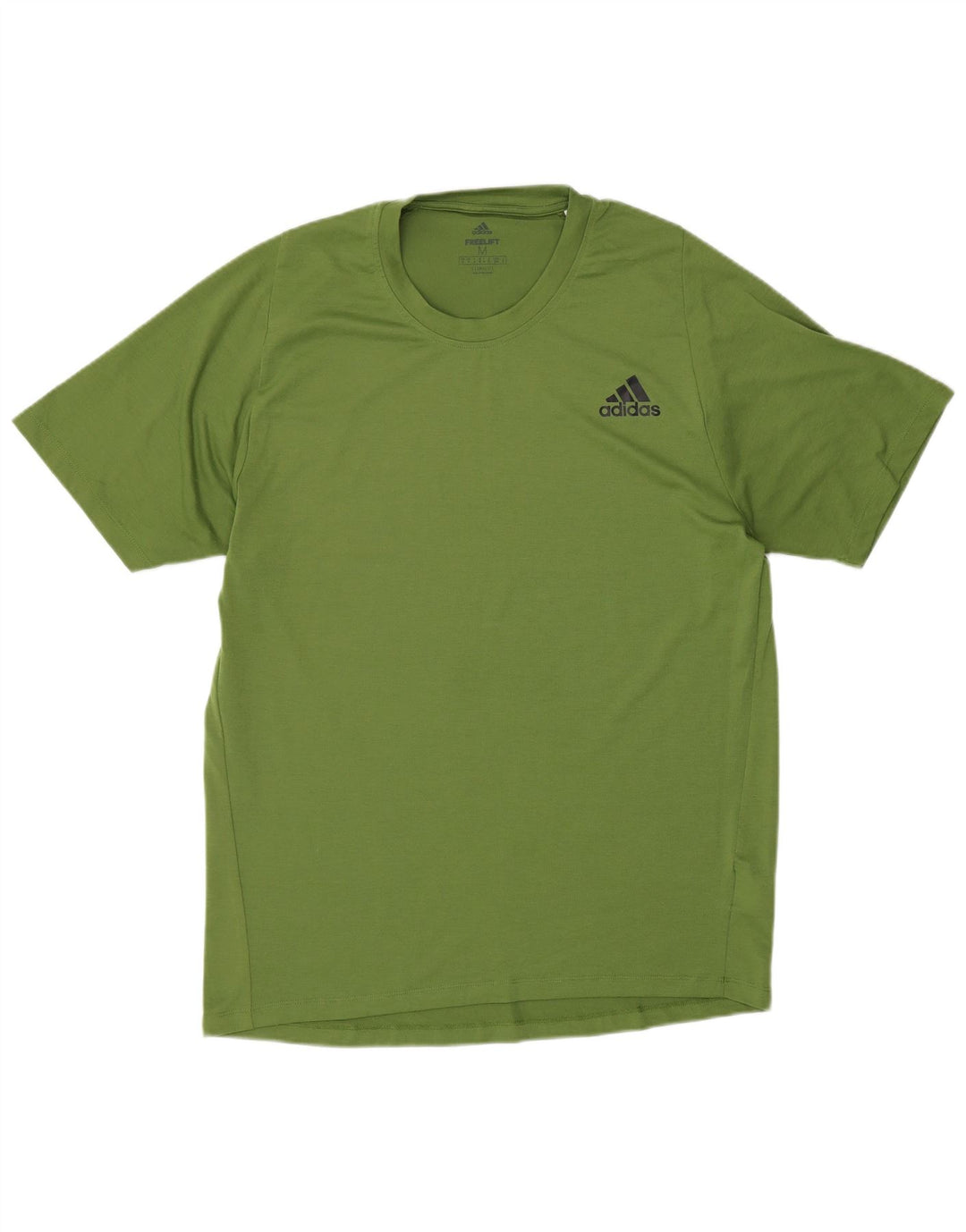 Adidas Herre Climalite T-Shirt Top Medium Grøn Polyester