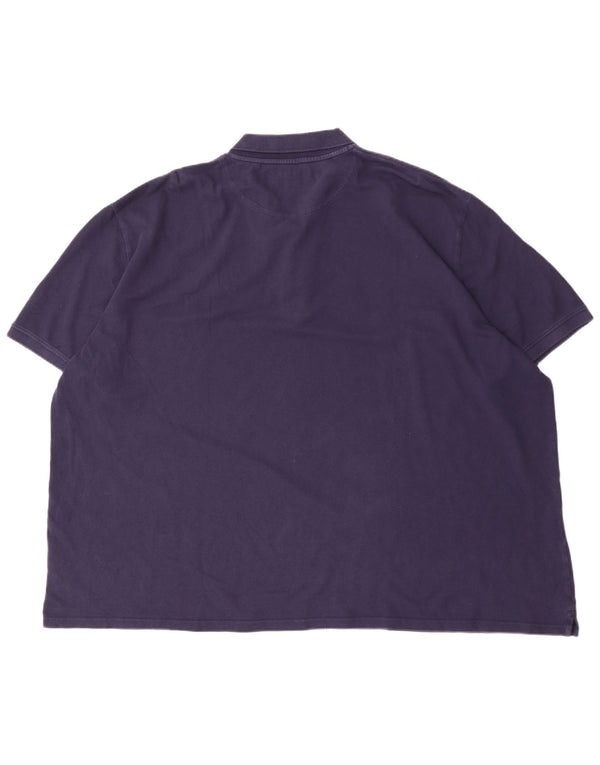 Lyle & Scott herre poloskjorte 5XL marineblå bomuld
