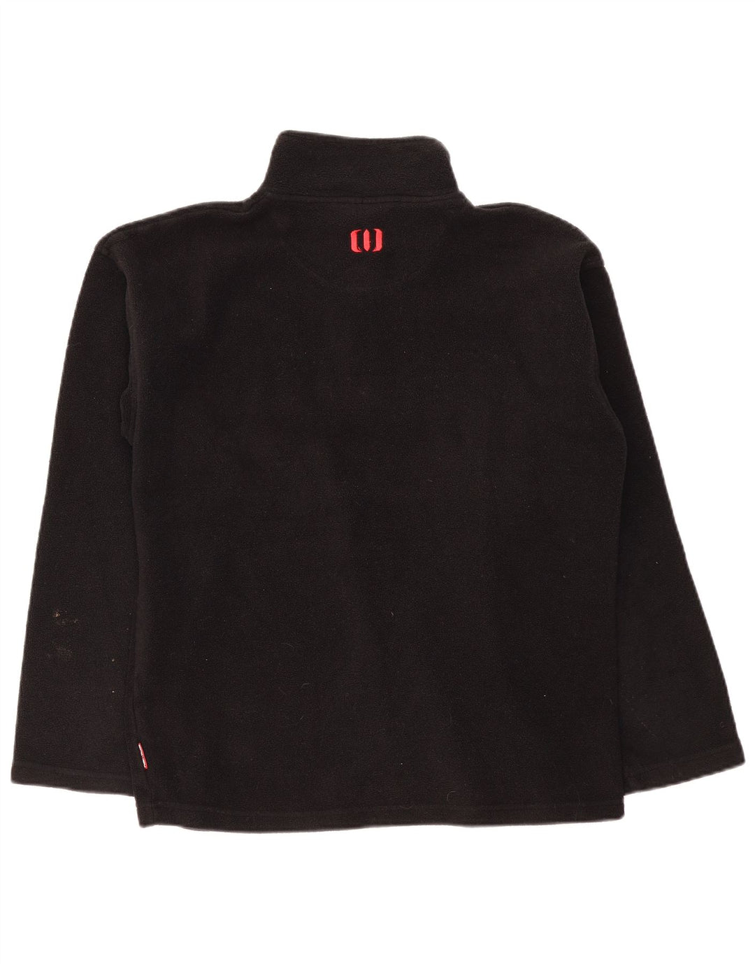 ANIMAL Herre lynlås hals fleece jumper stor sort polyester