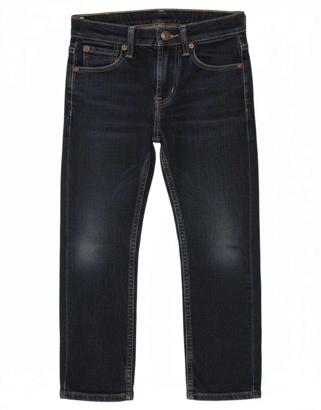 LEVI'S Boys 511 Slim Jeans 5-6 Years W22 L19 Navy Blue Cotton